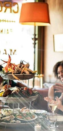 dining experience – restaurant featured in hospitality marketing campaign by Gourmet Marketing